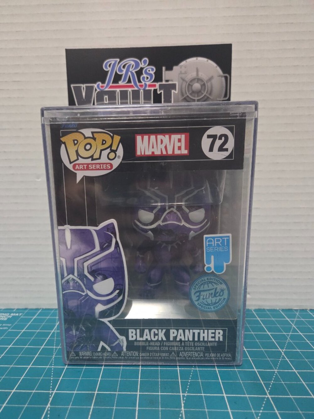Funko POP Art Series Marvel Black Panther 72 Vinyl Figure Sealed in Hardshell